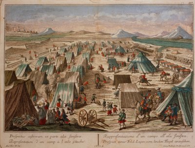 Military Camp, c.1780 by Austrian School